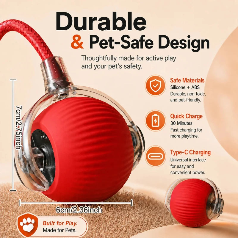 Automatic Rolling Dog Ball
