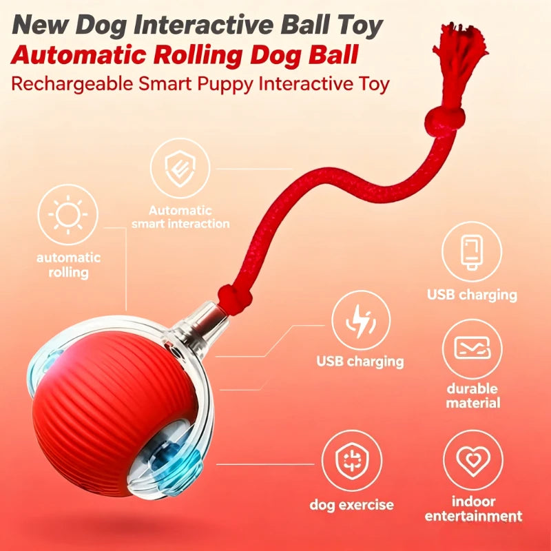 Automatic Rolling Dog Ball
